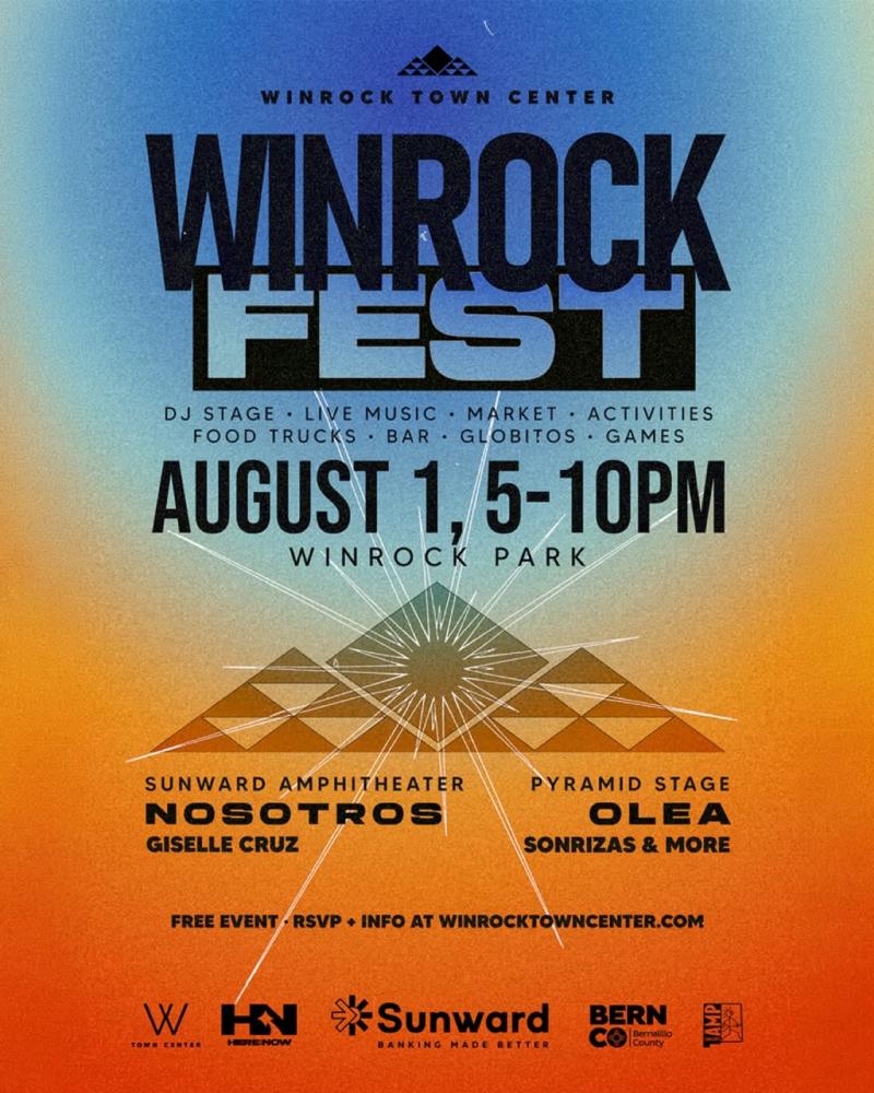 A flyer advertising Winrock Fest.