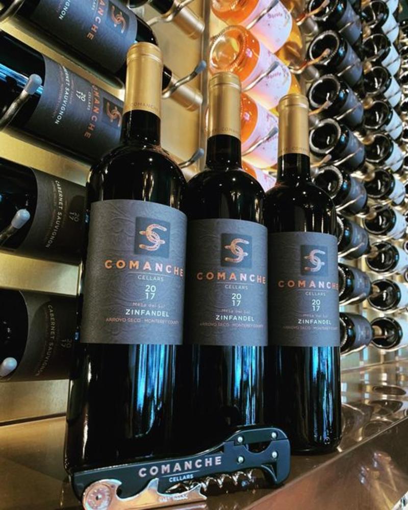 Wine bottles from Comanche Cellars