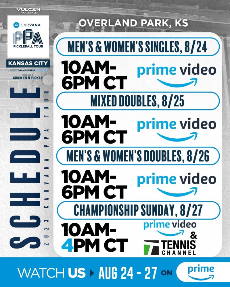 PPA Tour TV Times