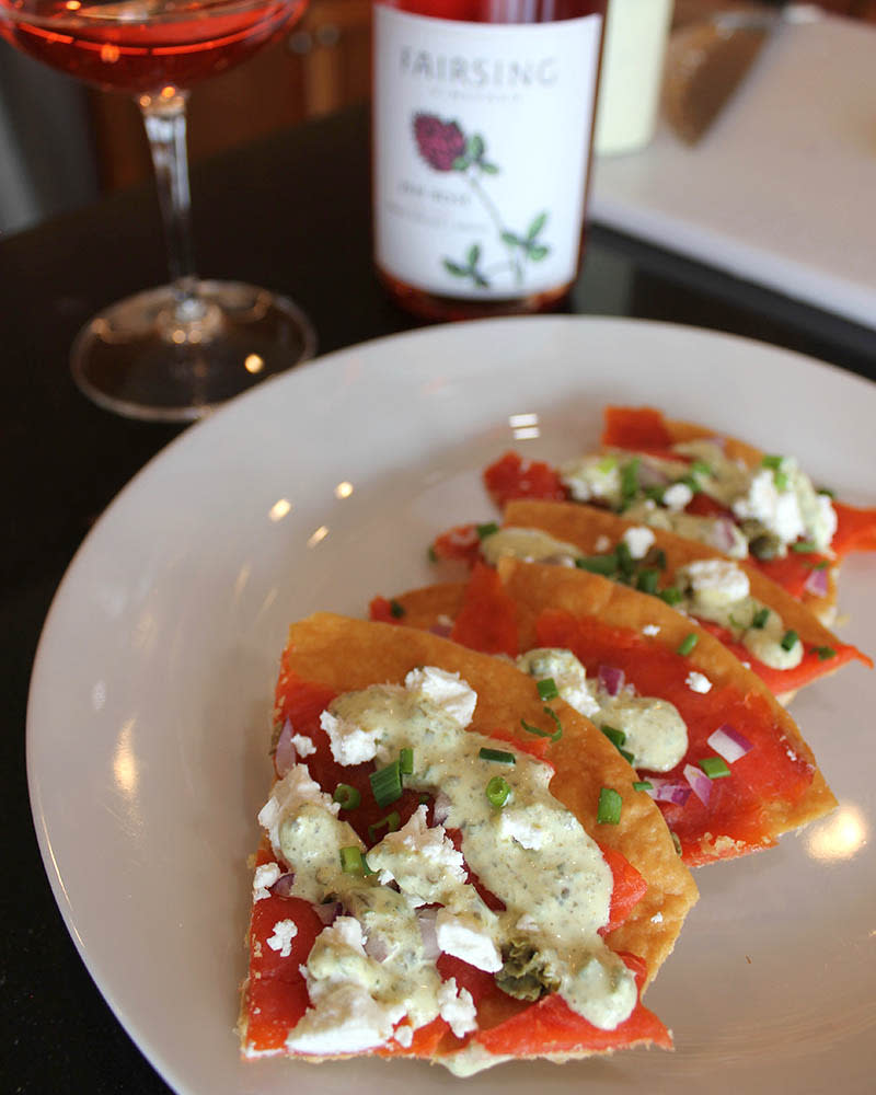 Fairsing-Vineyard-Tostadas-and-Rose-of-Pinot-noir