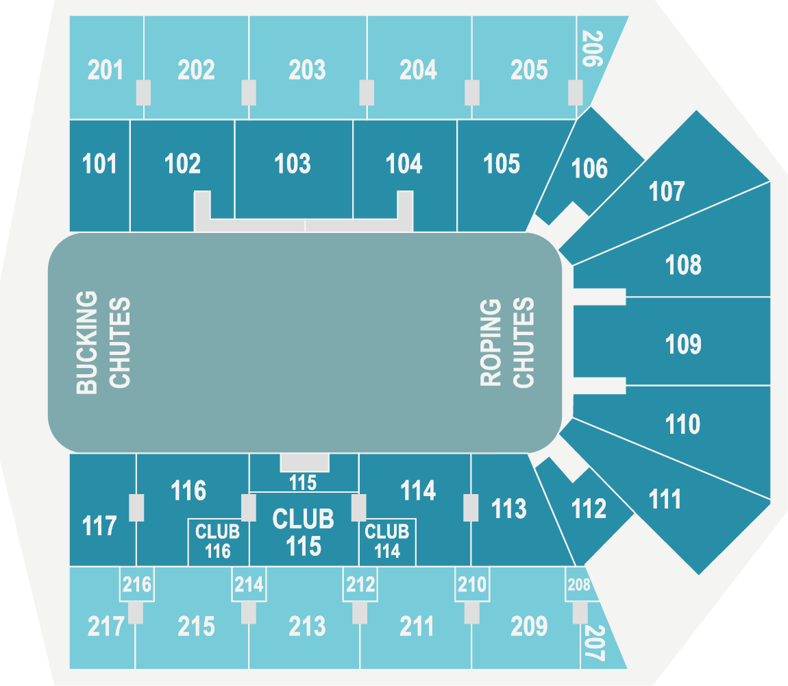ABC Rodeo Dimensions
