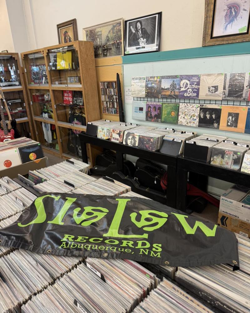 A picture of SloLow Vinyl Records located in Nob Hill.