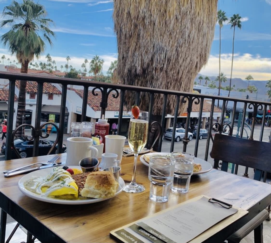 Wilma and Frieda's Balcony Downtown Palm Springs