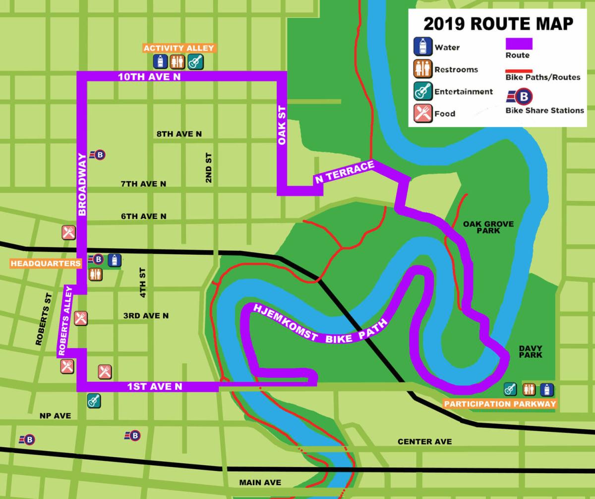 Streets Alive! map for 2019