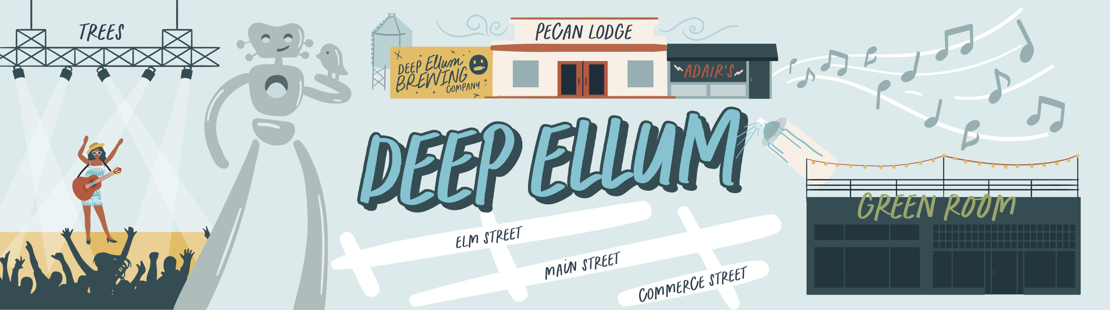 Deep Ellum Map