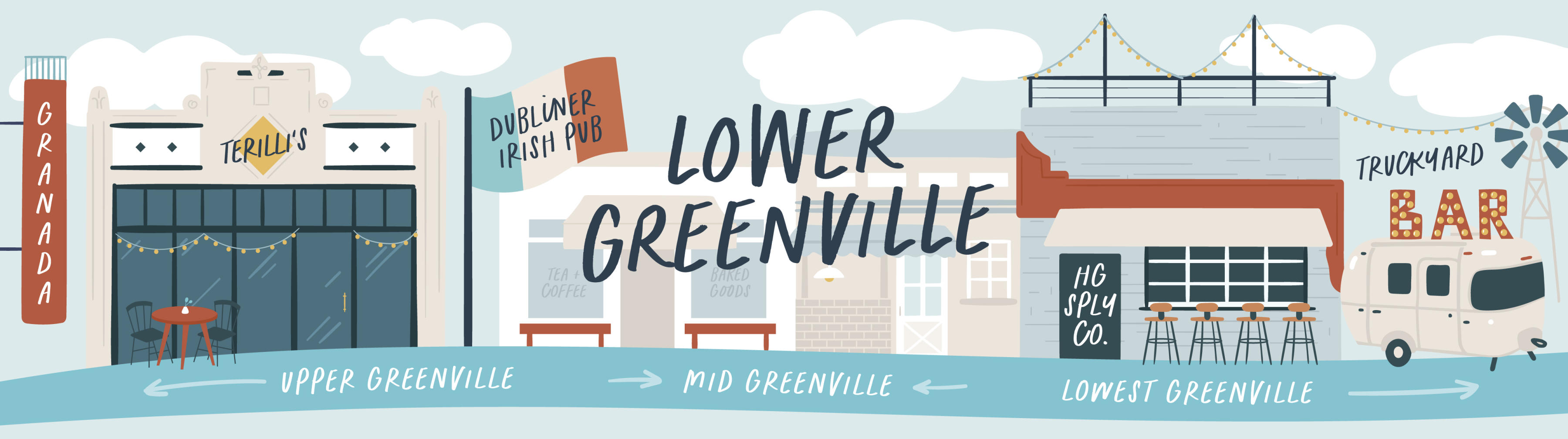 Lower Greenville Map