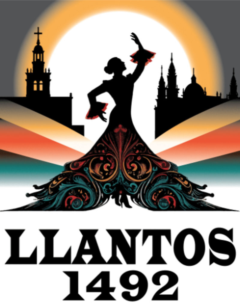 A graphic advertising Llantos 1492.