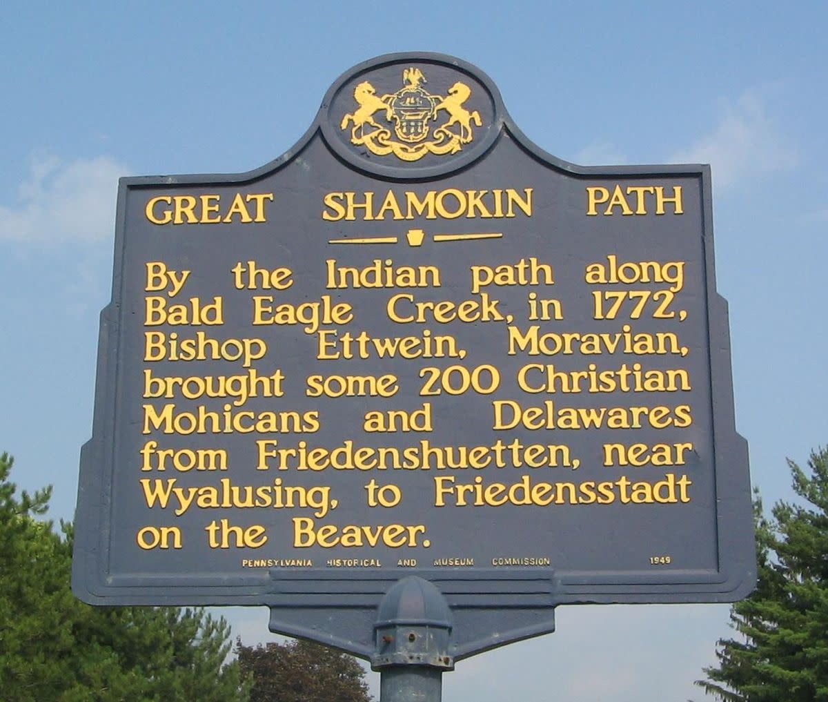 Great Shamokin Path Historical Marker