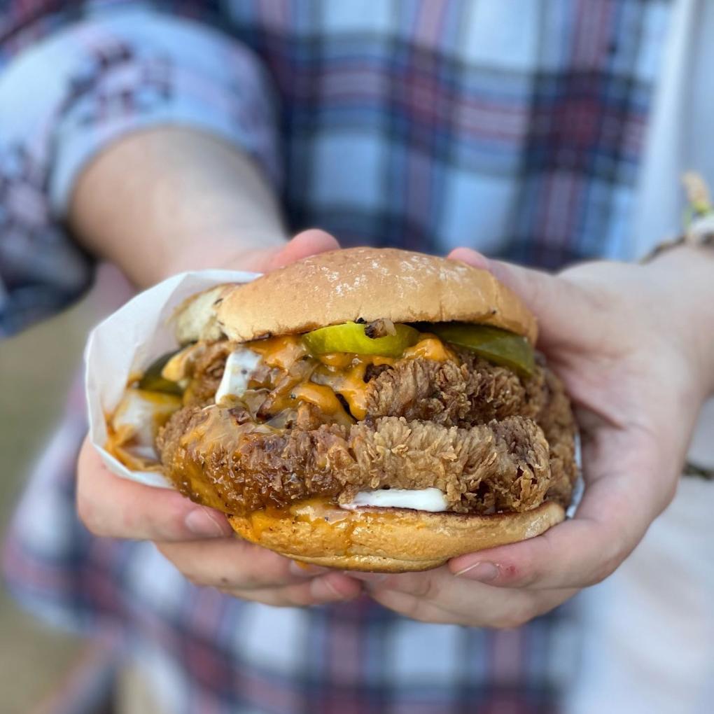 The Veggie-Fried Chiken Sandwich