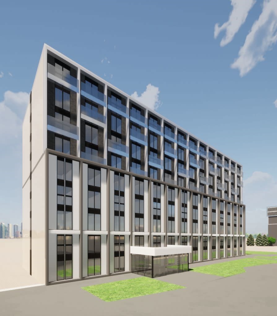 CGI image of library renovations