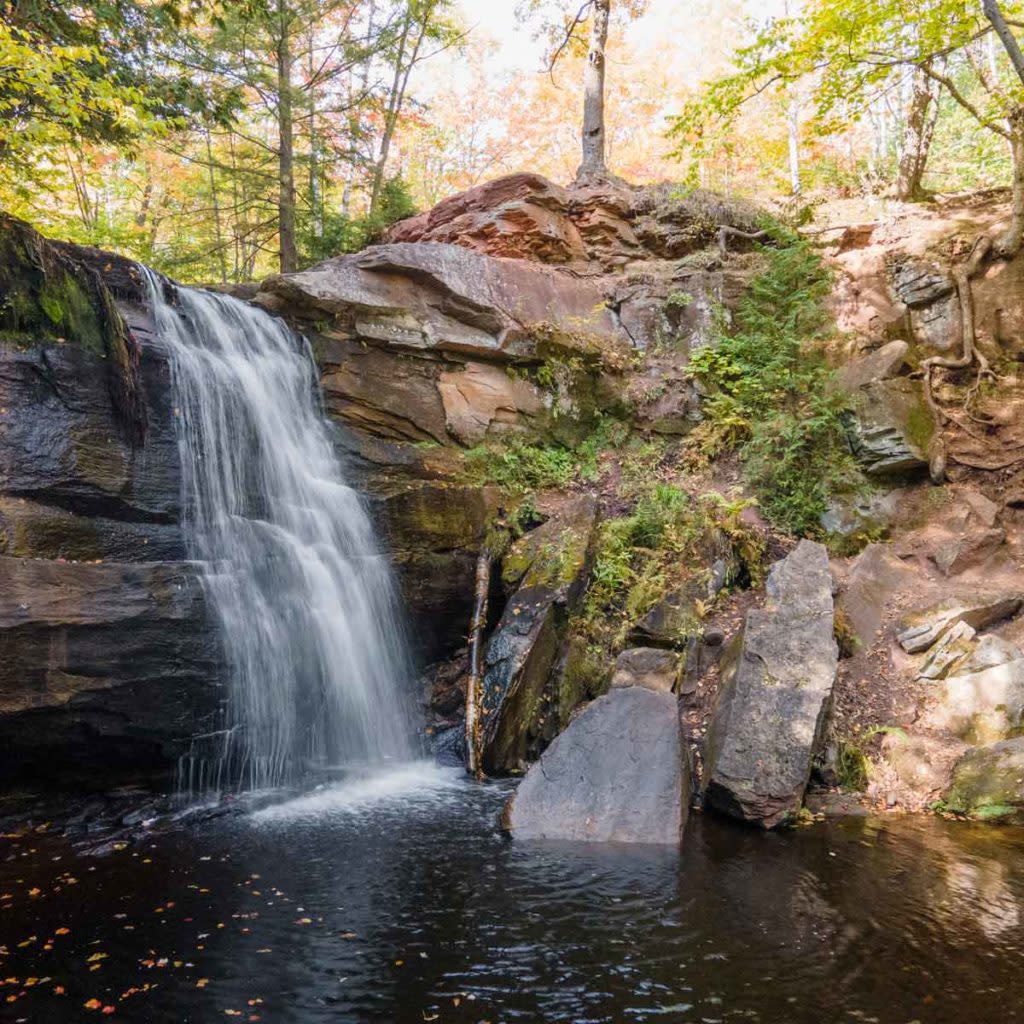 Hungarian Falls in the Keweenaw Peninsula