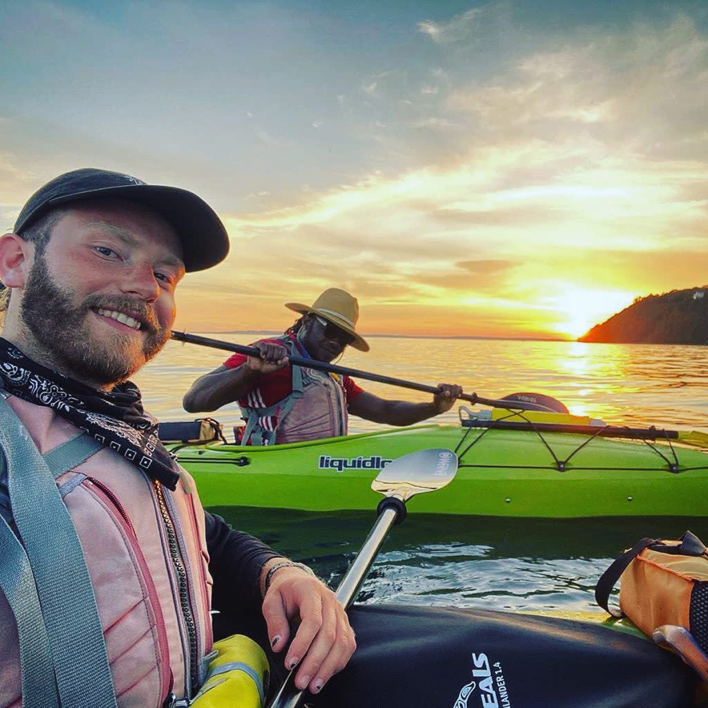 Kayaking on the Great Lakes waters surrounding Mackinac Island is worth an early morning wakeup call for a sunrise paddle. 