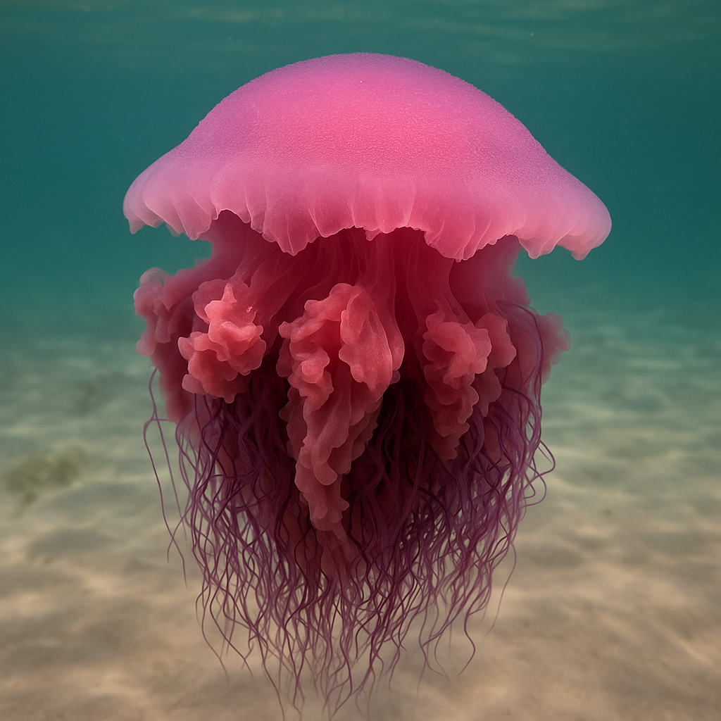 Pink Meanie Jellyfish