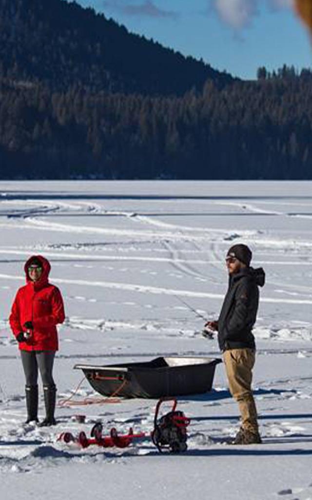 Ice Fishing  Kamloops, BC