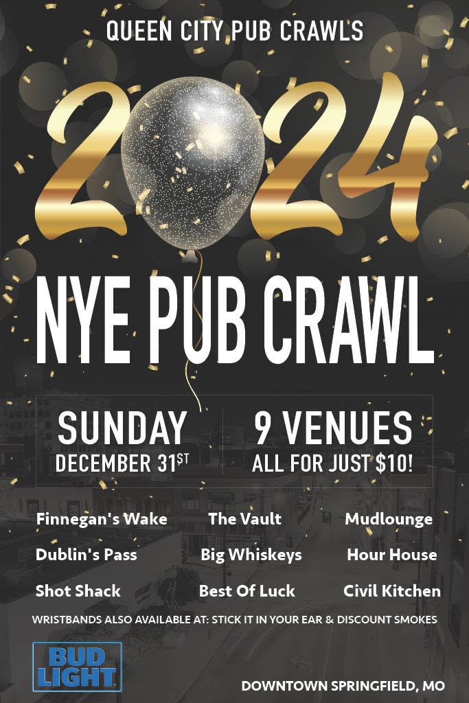 Queen City Pub Crawl NYE 2023