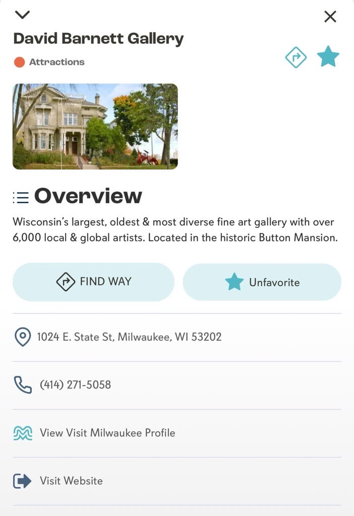 Digital Visitors Map Attractions