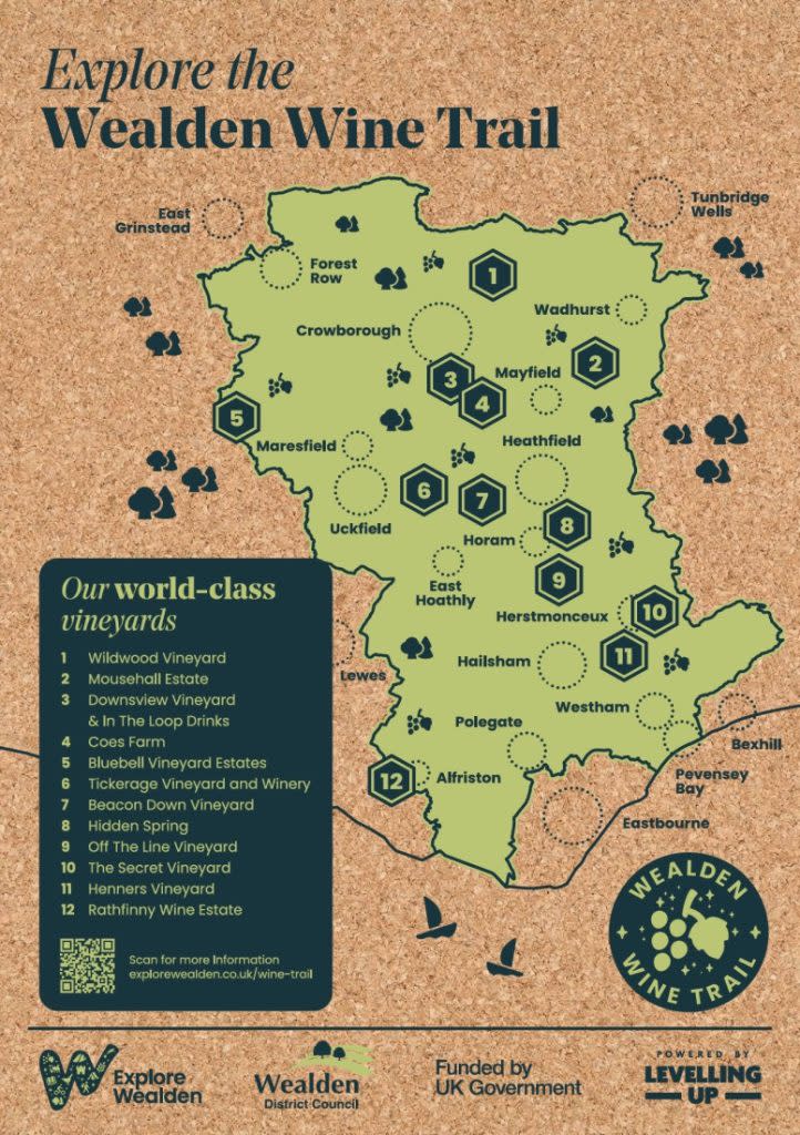 Wealden Wine Trail flier