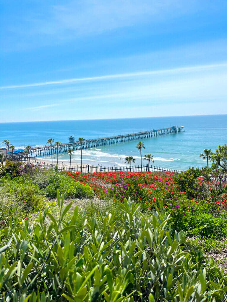 San Clemente Pier from Casa Romantica