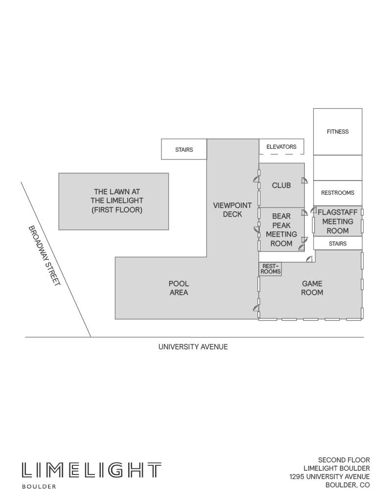 Limelight floor plan second floor