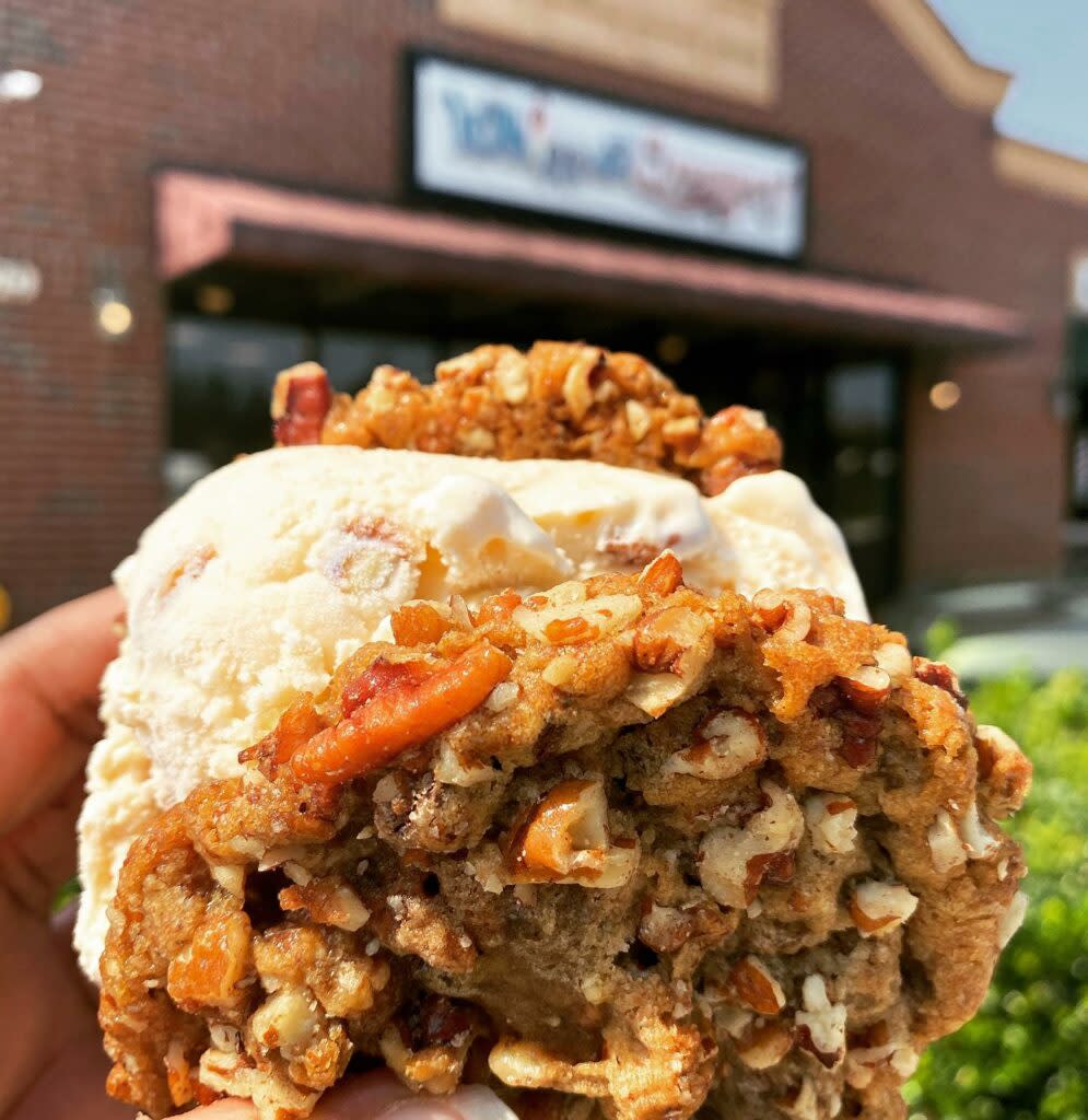 Dessert Burger from Whipped Creamery Treats