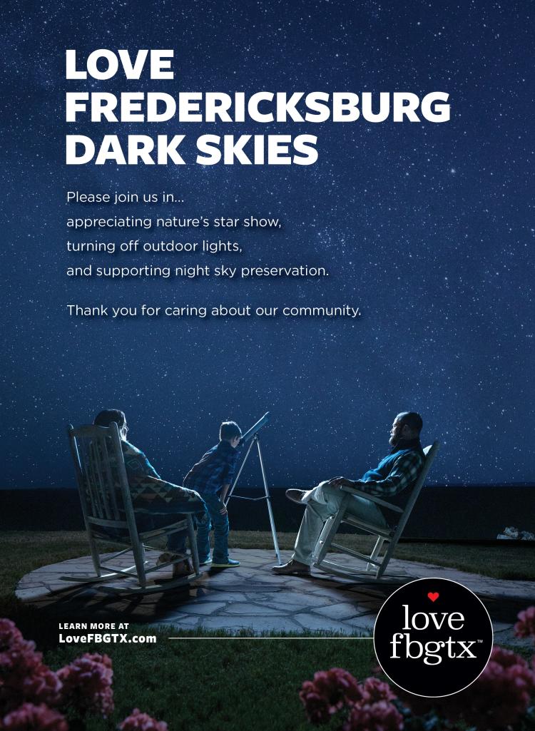 Love Fredericksburg Dark Skies Ad