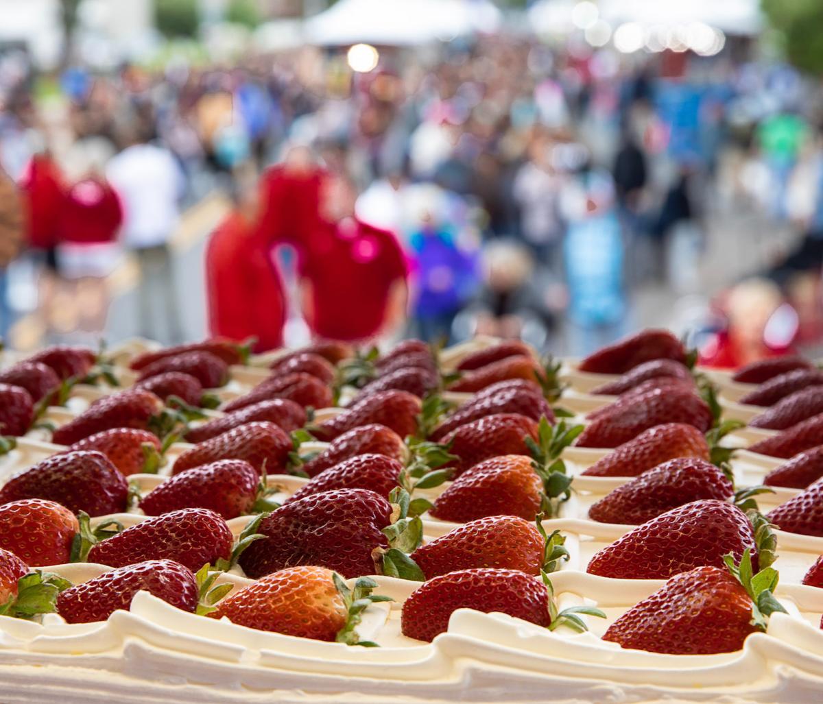 Strawberry Festival Cake Garden Grove