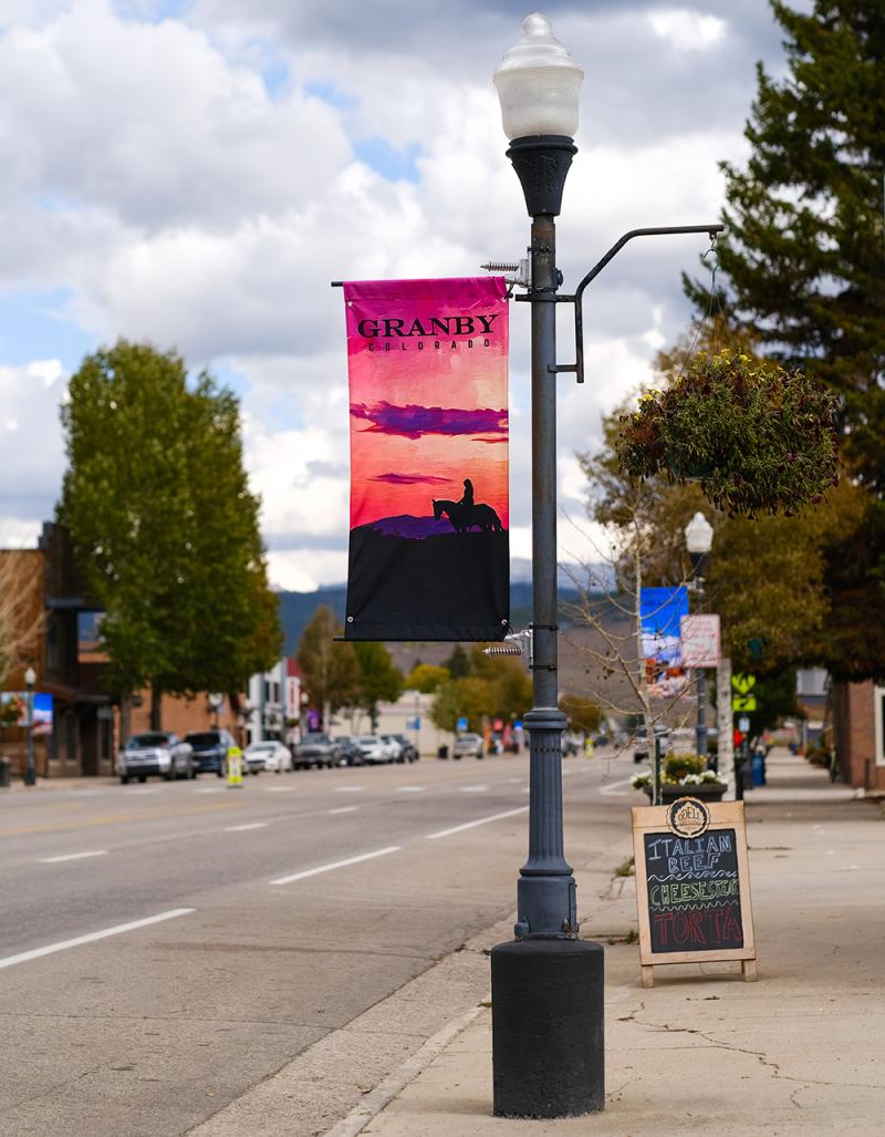 Granby Main Street Banners Ranching 5