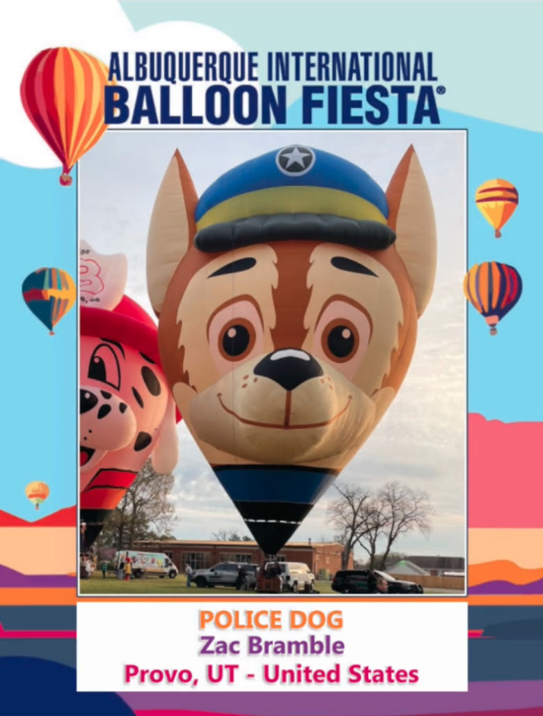 2024 New Special Shape Balloon Police Dog