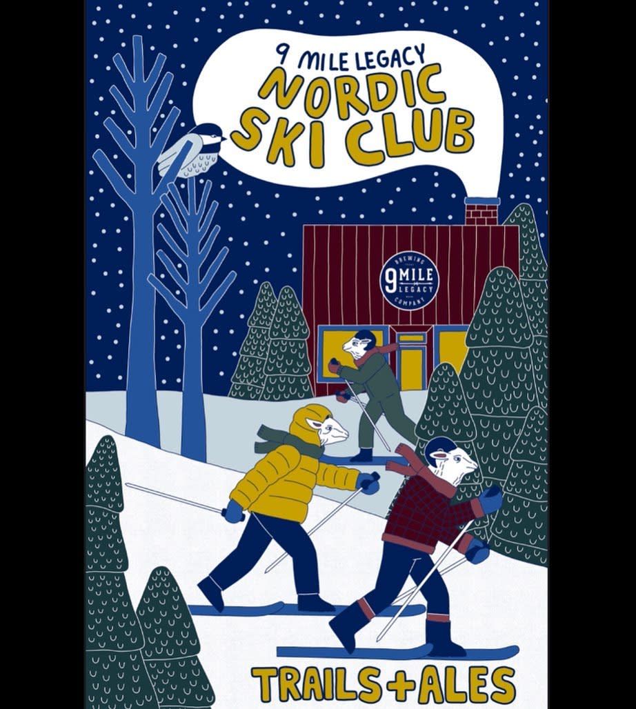 Bipedal Rabbit and mole Skiing