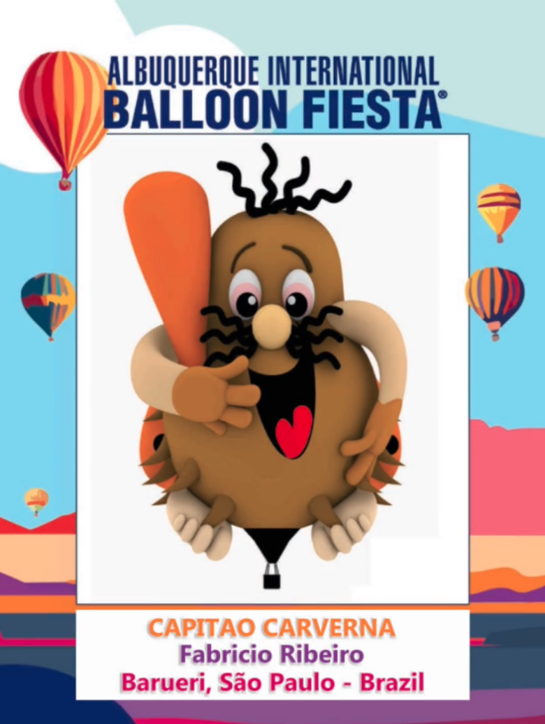 2024 New Special Shape Balloon Capitao Caverna