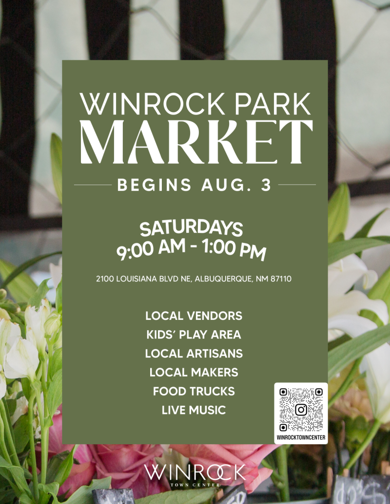 A flyer for the 2024 Winrock Market
