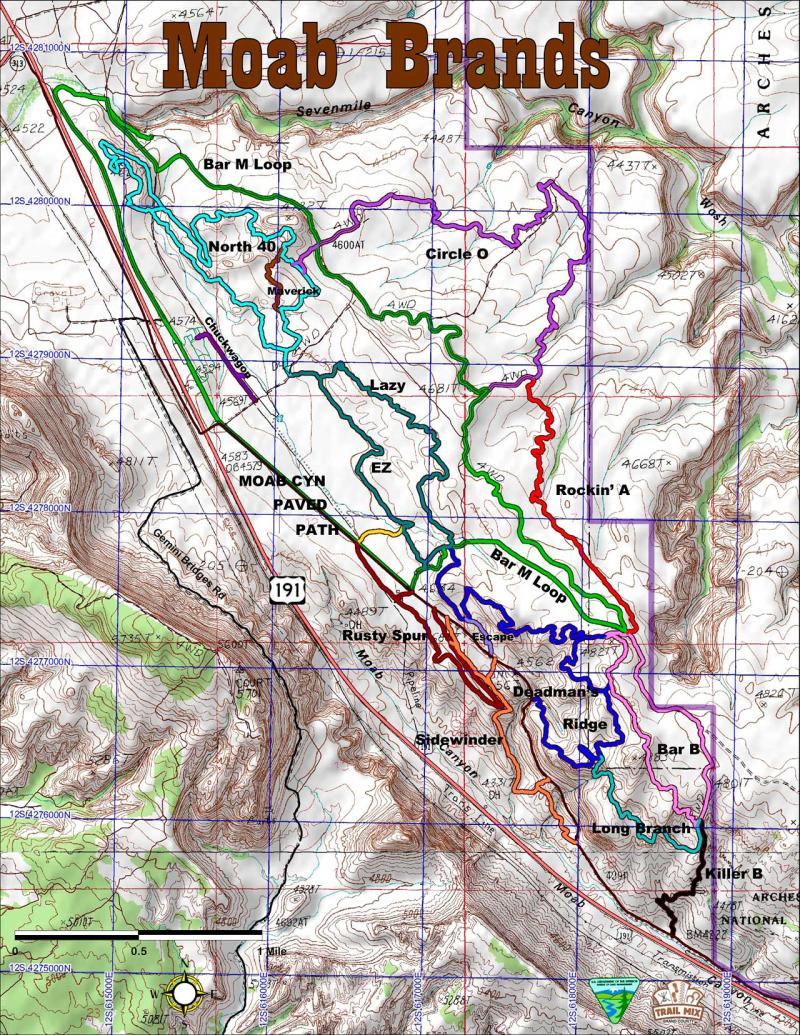 MOAB Brands trail map