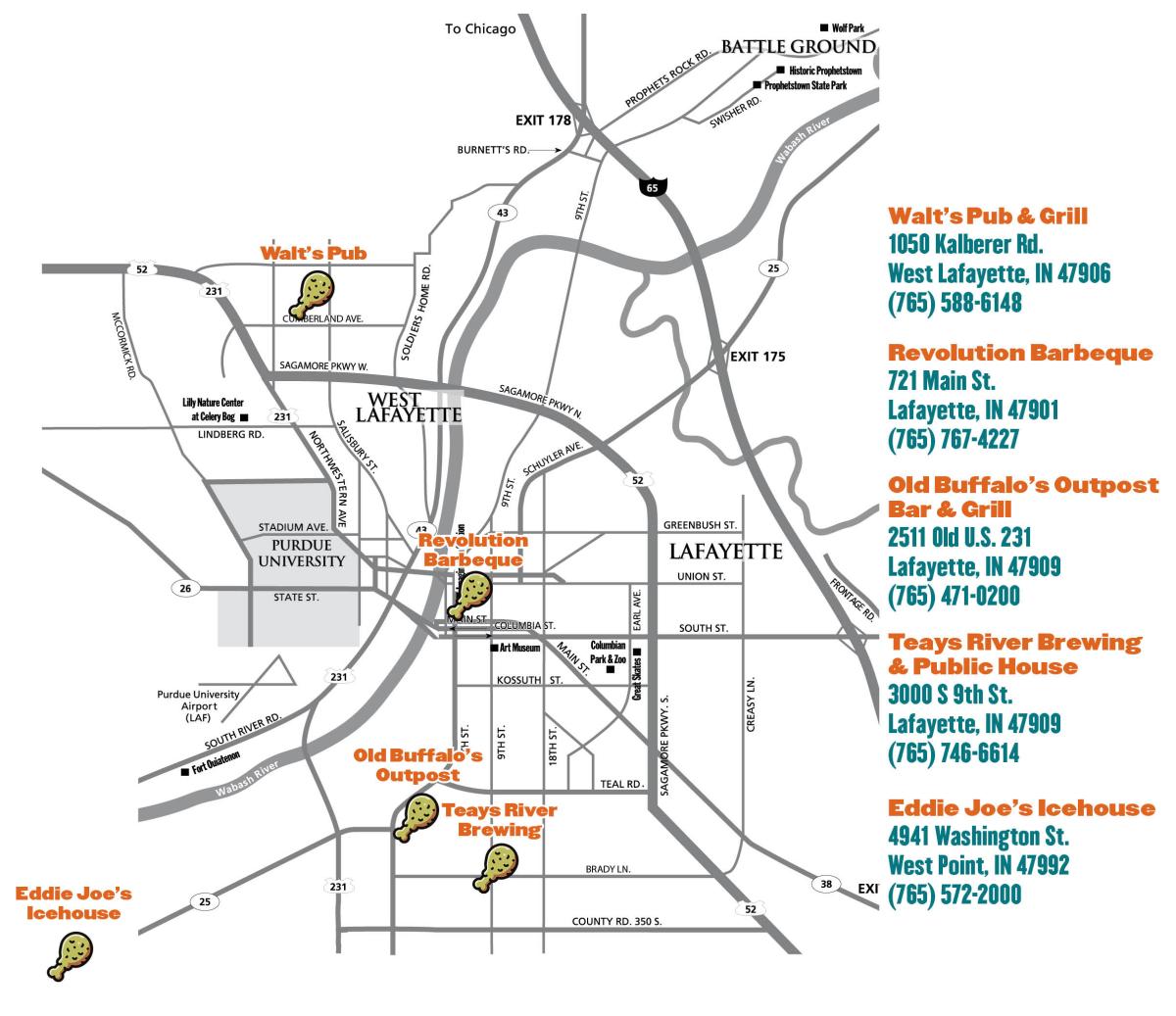 Wing Trail map