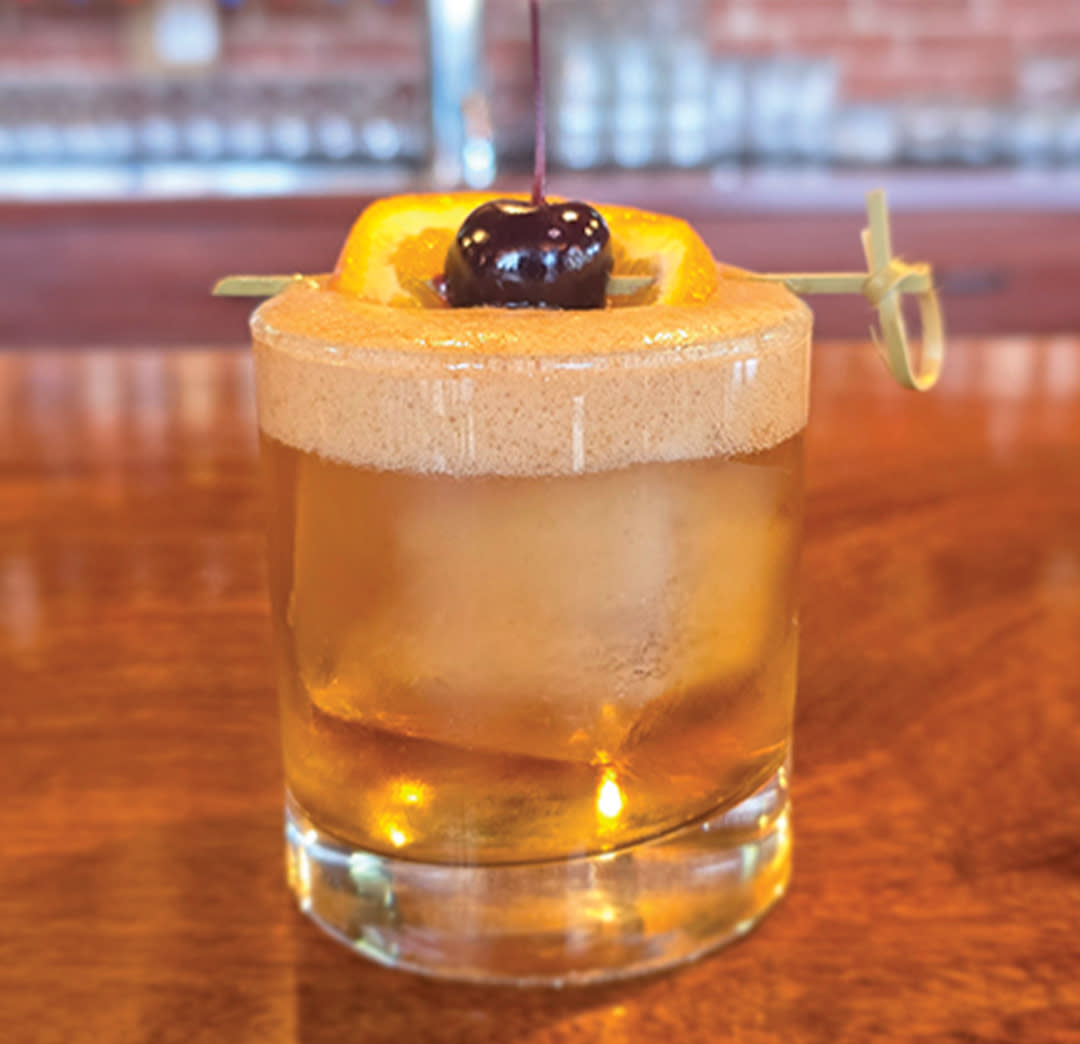 Singing Sands Old Fashioned at Shoreline Brewery in Michigan City