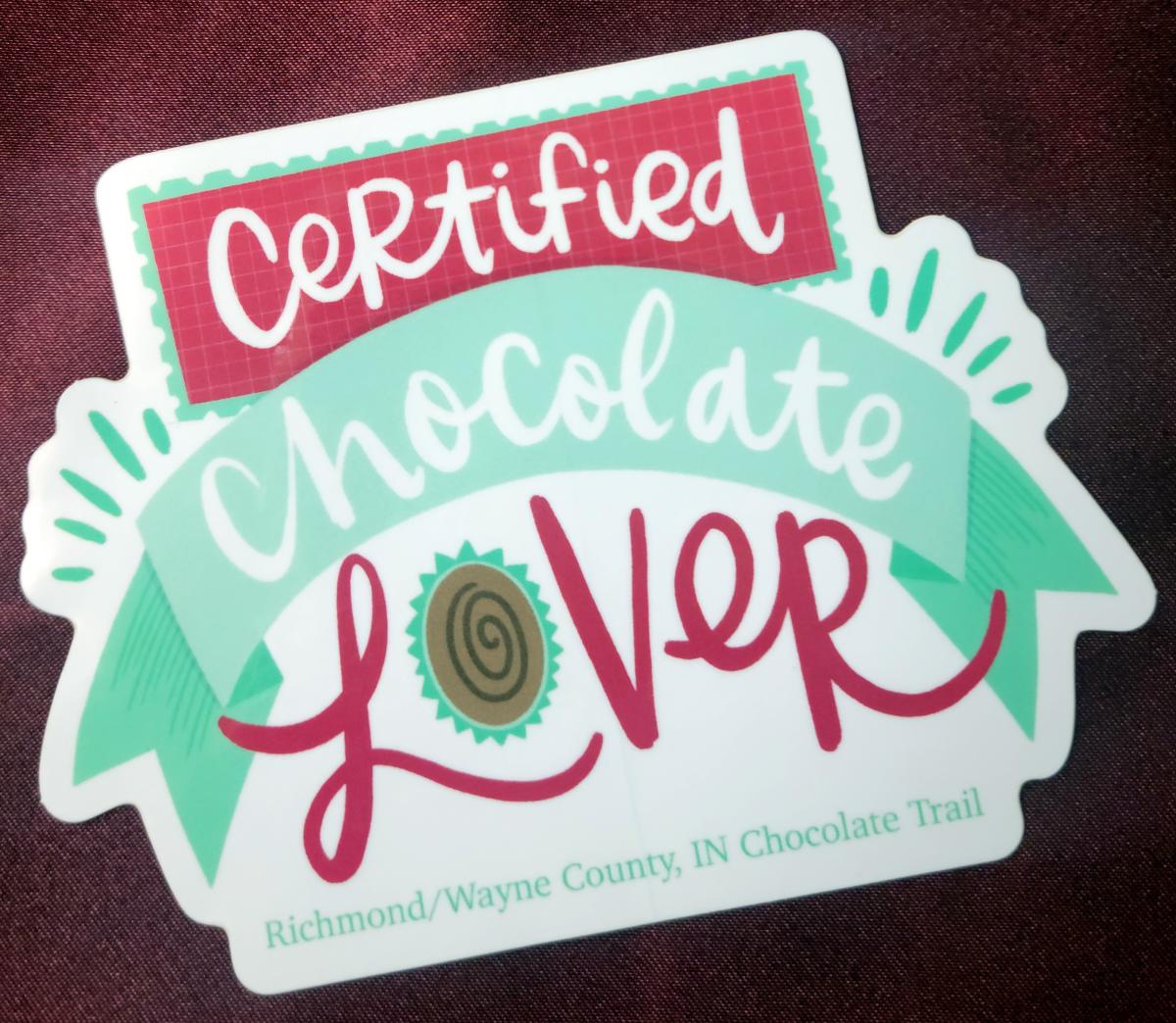 Certified Chocolate Lover vinyl, Richmond