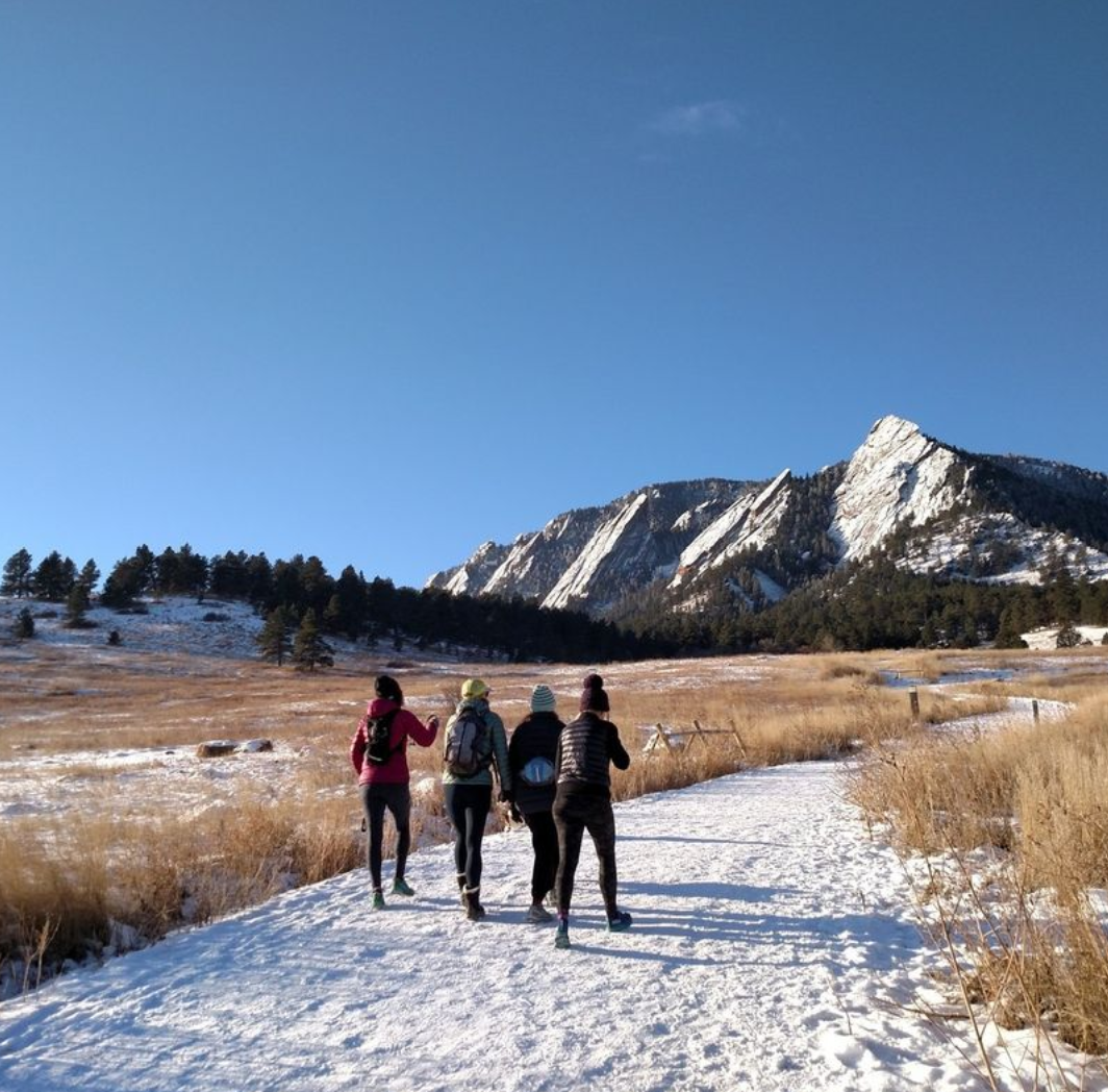 Social Widget Only - Winter Hiking