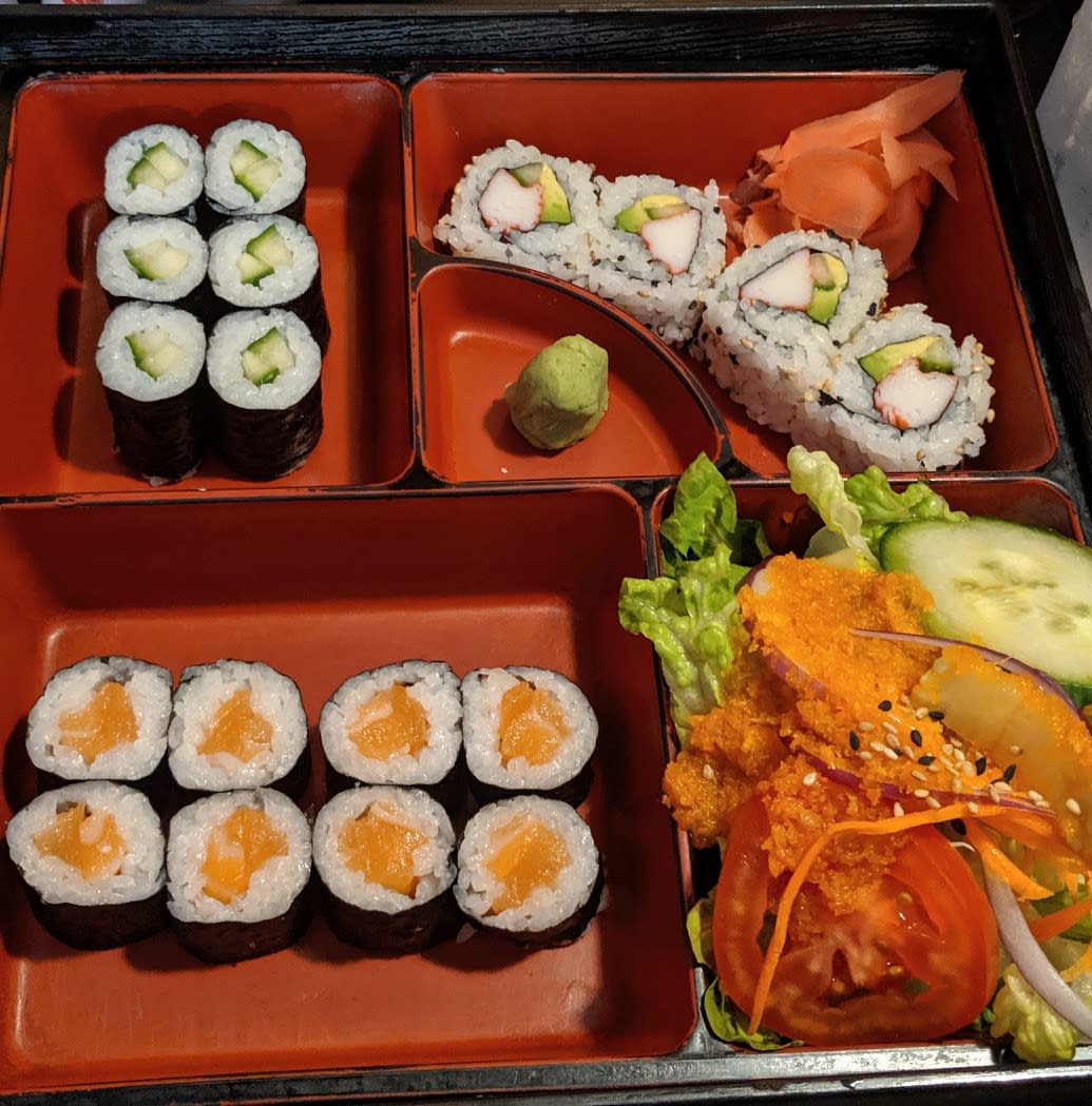 Varieties of sushi at Mai Thai restaurant in Florence, Ky.