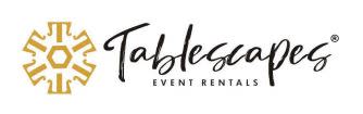 Logo for Tablescapes, a sponsor of Lake Geneva Winterfest.