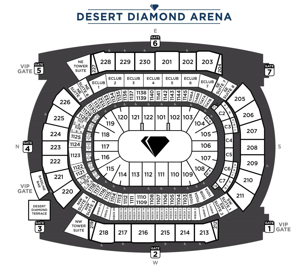 DDA Seat Chart