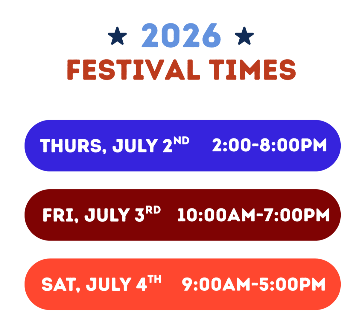 festival times