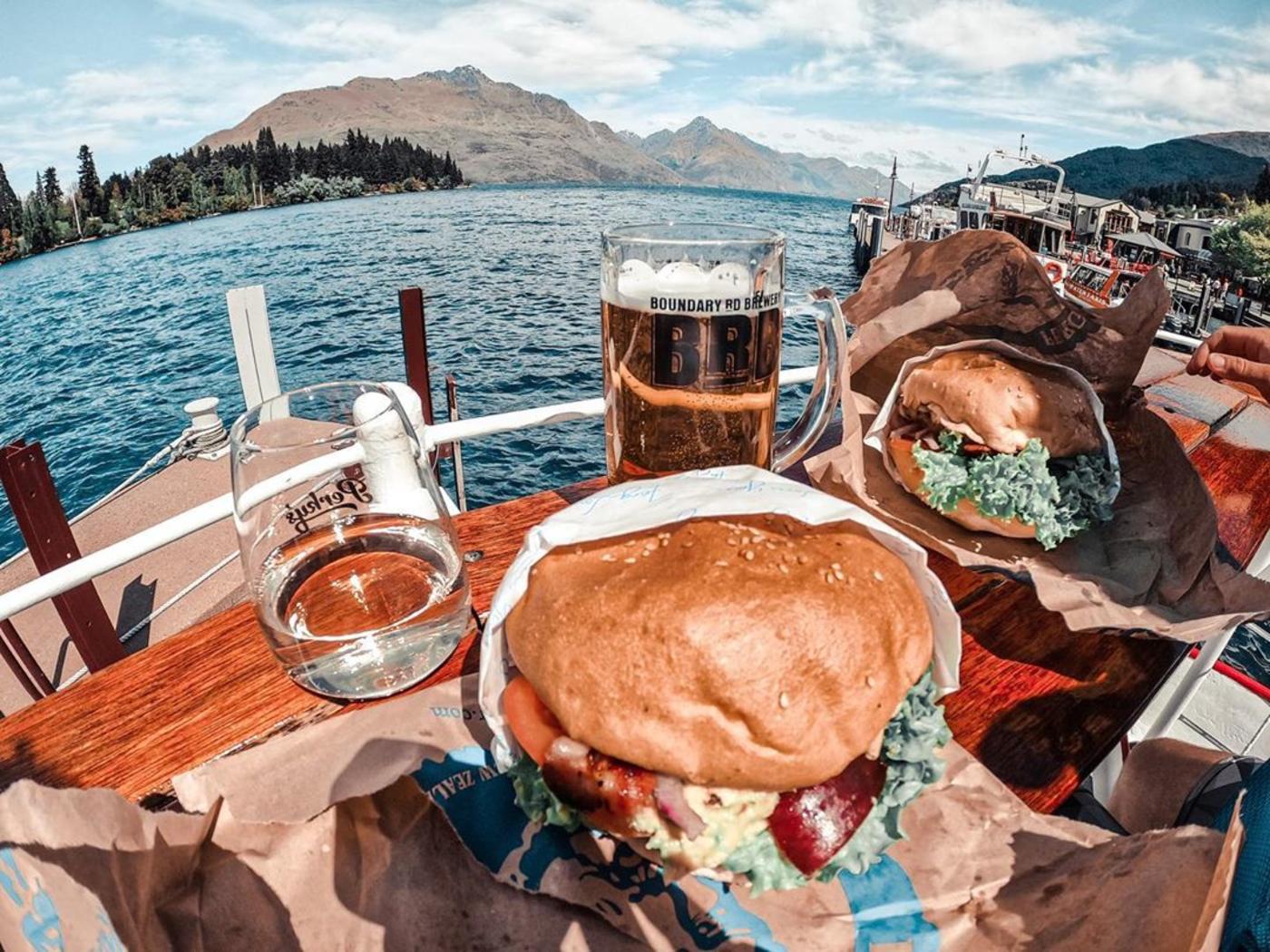 Al Fresco Dining at Perky's Floating Bar