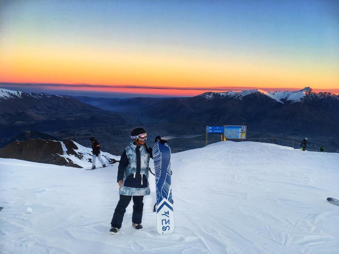 Sunsets from Coronet Peak