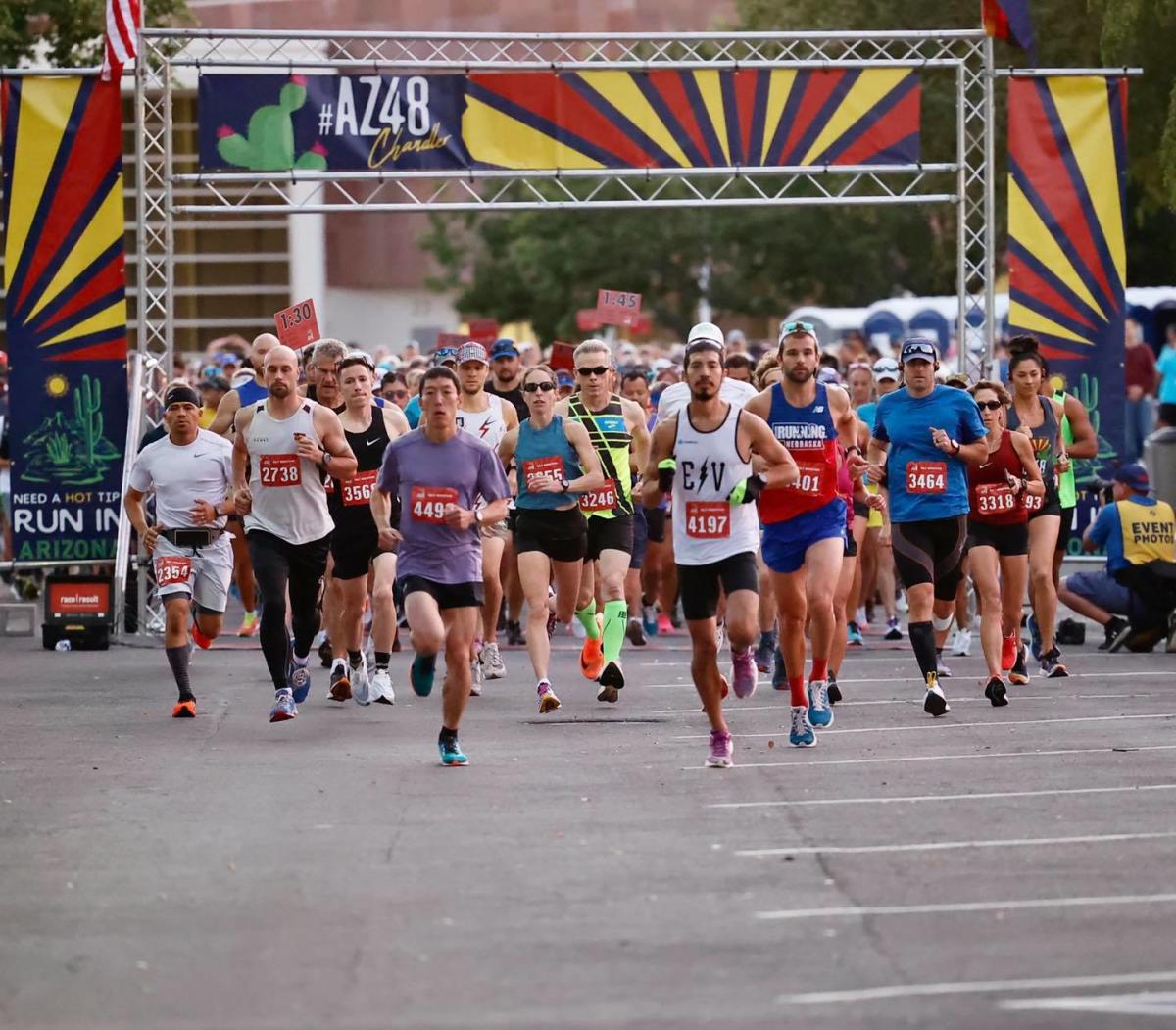 AZ48 Half Marathon Starting Line