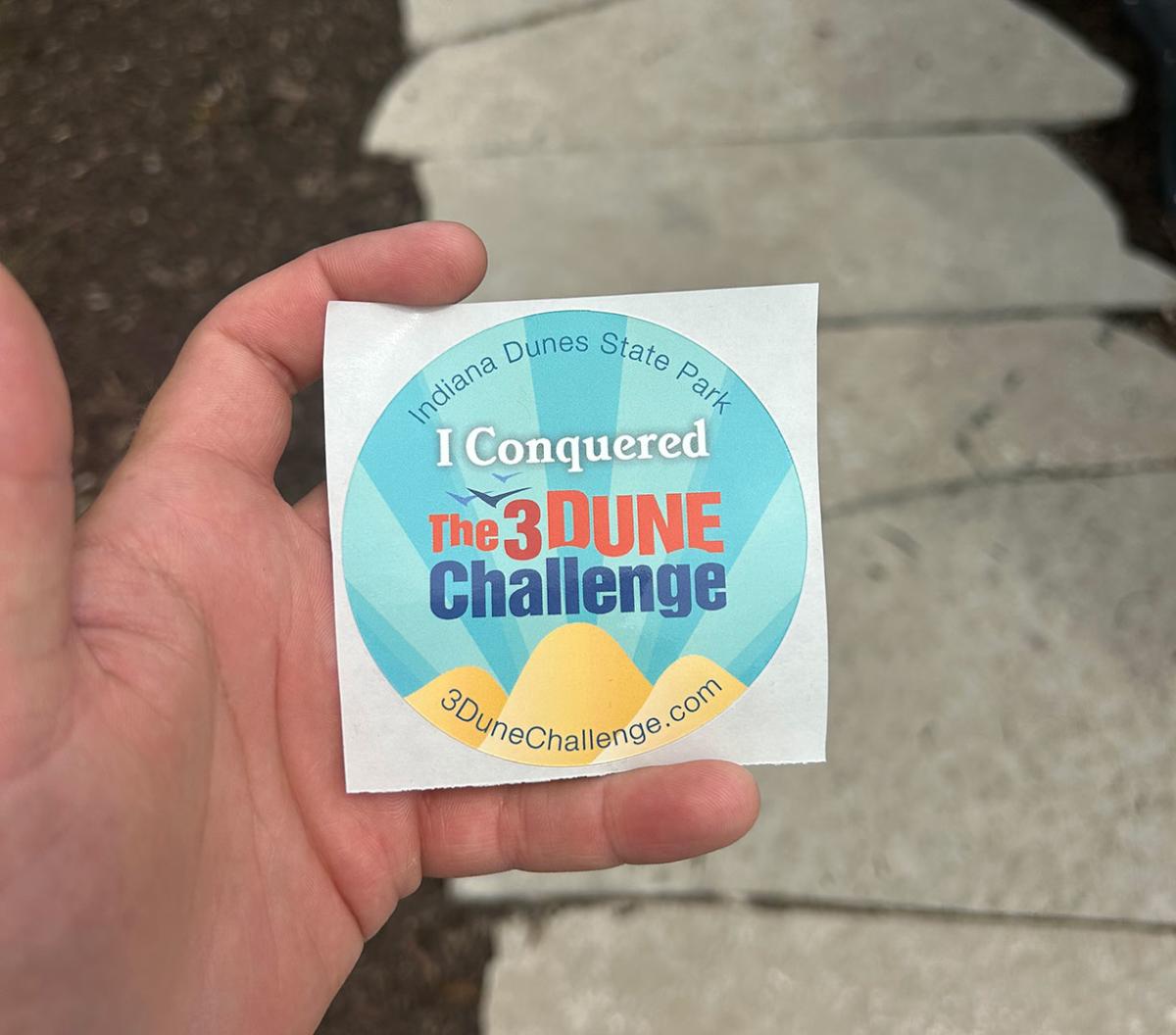 3 Dunes Challenge Completed Sticker