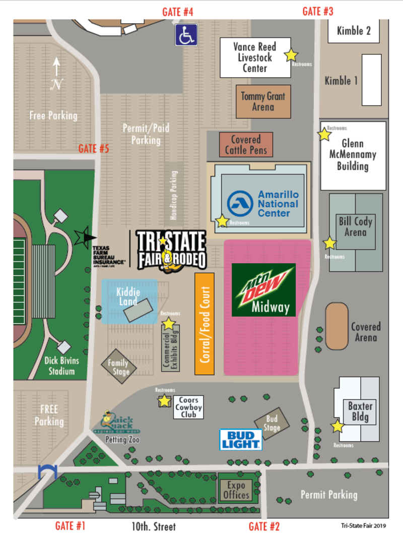 Tri STate Fairgrounds Map