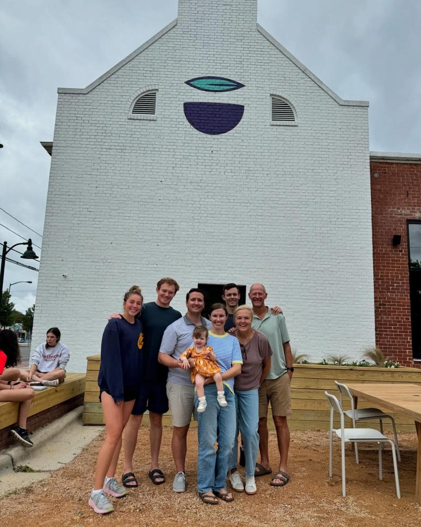 Family Picture of Owners of The Purple Bowl