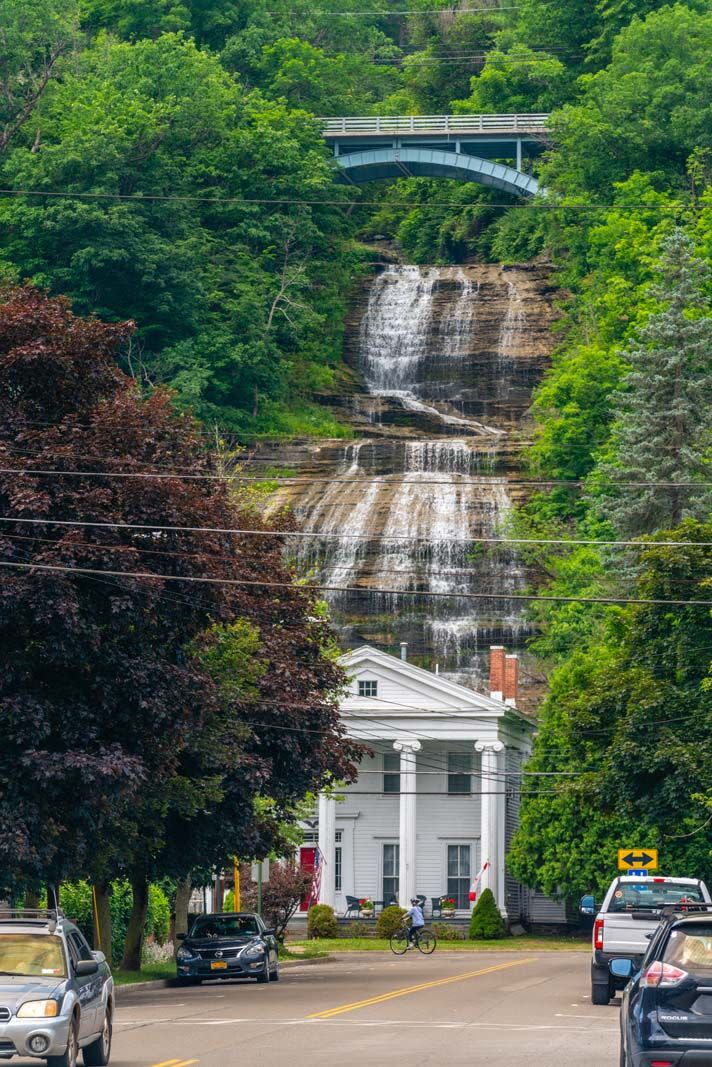 She-Qua-Ga Falls in Montour Falls in Finger Lakes Wine Country