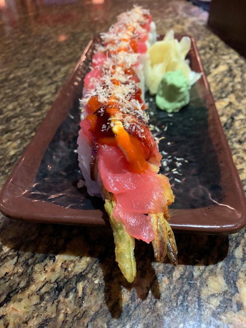 Image of a sushi roll from Azuma Sushi and Teppan
