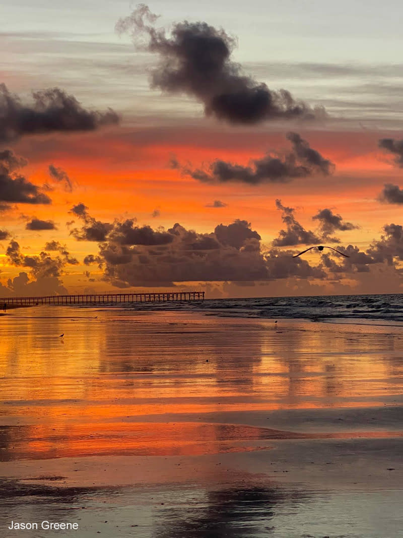 Sunrise in Ocean Isle Beach, North Carolina.