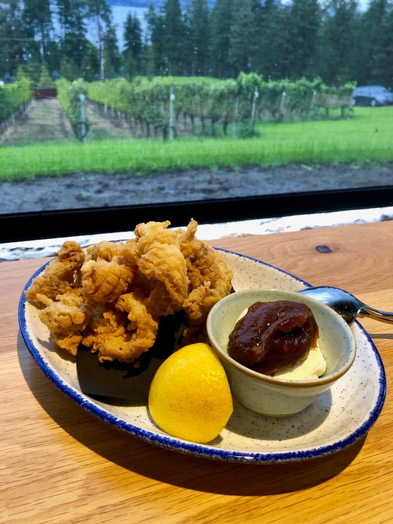 Calamari Dish at Homeblock Restaurant